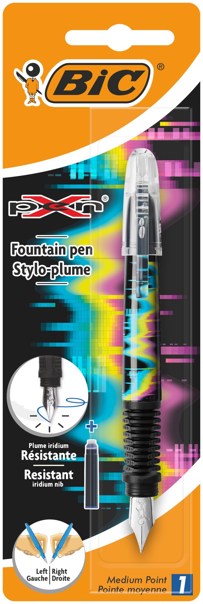 BIC - 990763 - X Pen Decors Fountain Pen - Blister of 1