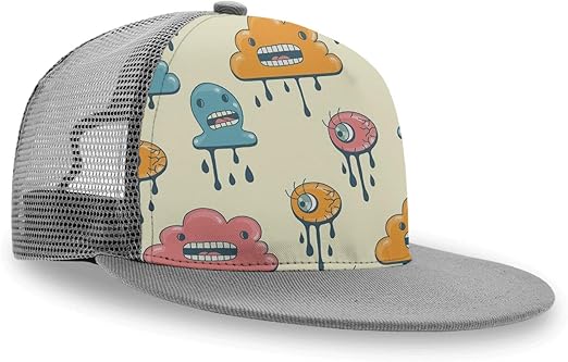 hats with designs under the bill