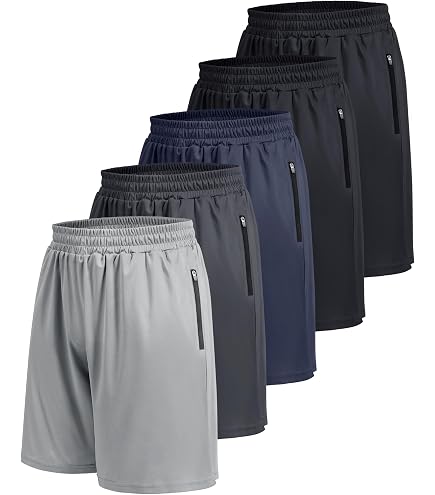 Men's Gym Workout Shorts 7 Inch Inseam Quick Dry Athletic Shorts