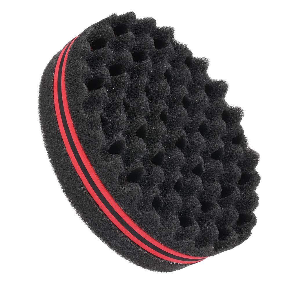 Anself Hair Brush Sponge with Big Holes Doublesided