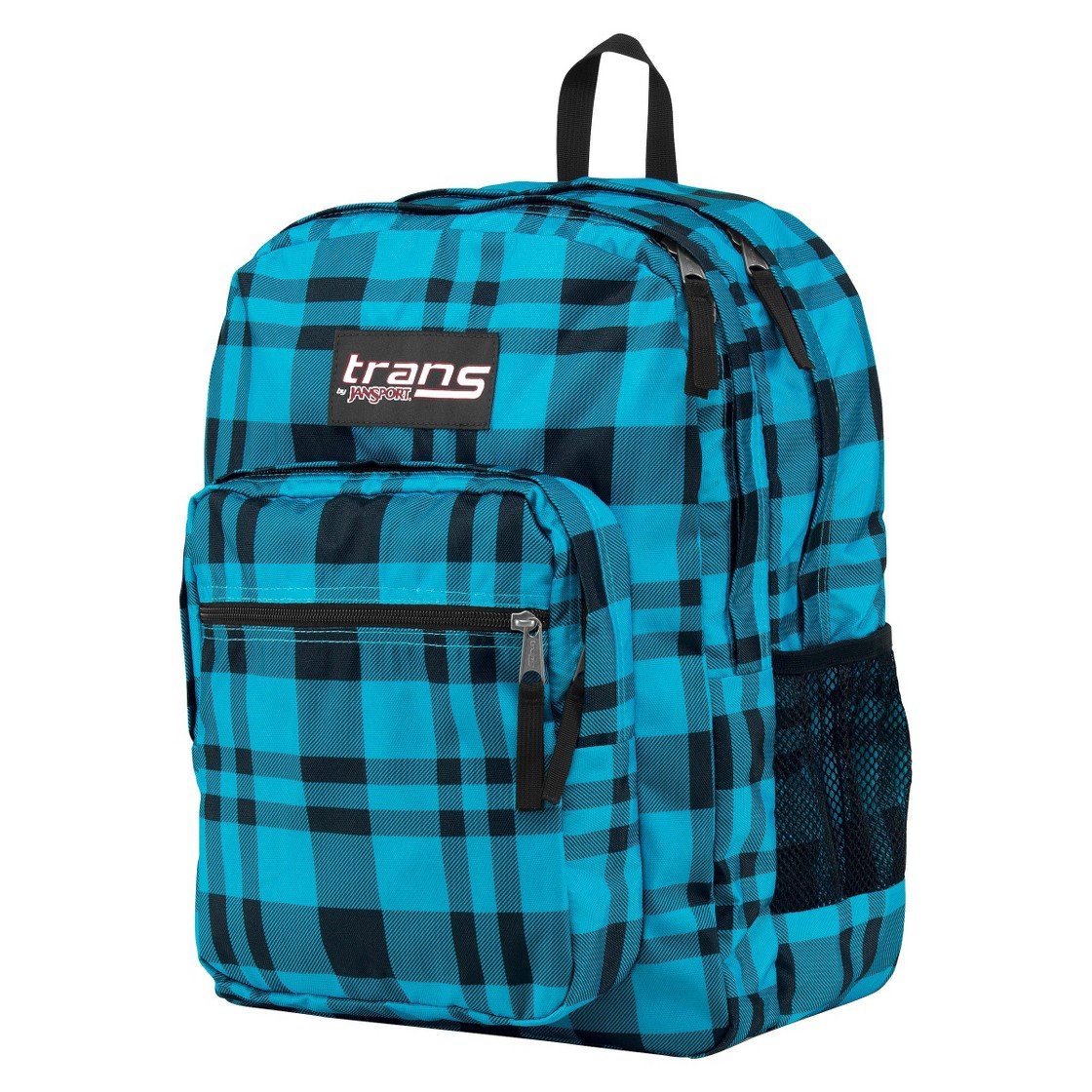 Trans by Jansport Backpack Blue Plaid BNWT eBay