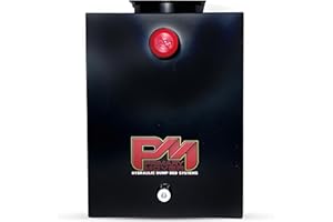 PRIMARY MOVER 15 Quart Metal Square Hydraulic Reservoir (To insure proper fit check dimensions.) Hydraulic Power Unit Replacement Reservoir