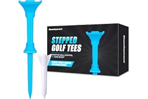Goashpeaot High Perfomance Material Golf Tees, Unbreakable & Stability Professional Golf Tees, Perfect Tee Height at Every Shot Golf Tees