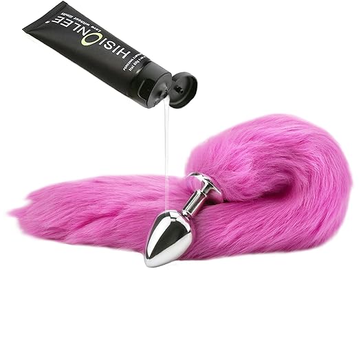 title=HISION Lee acciaio inossidabile Plug Anale Butt plug coda volpe 6 colori