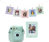INSTAX Mini 12 Accessory Kit Mint Green Camera Case Album Cards Pe gs view 5