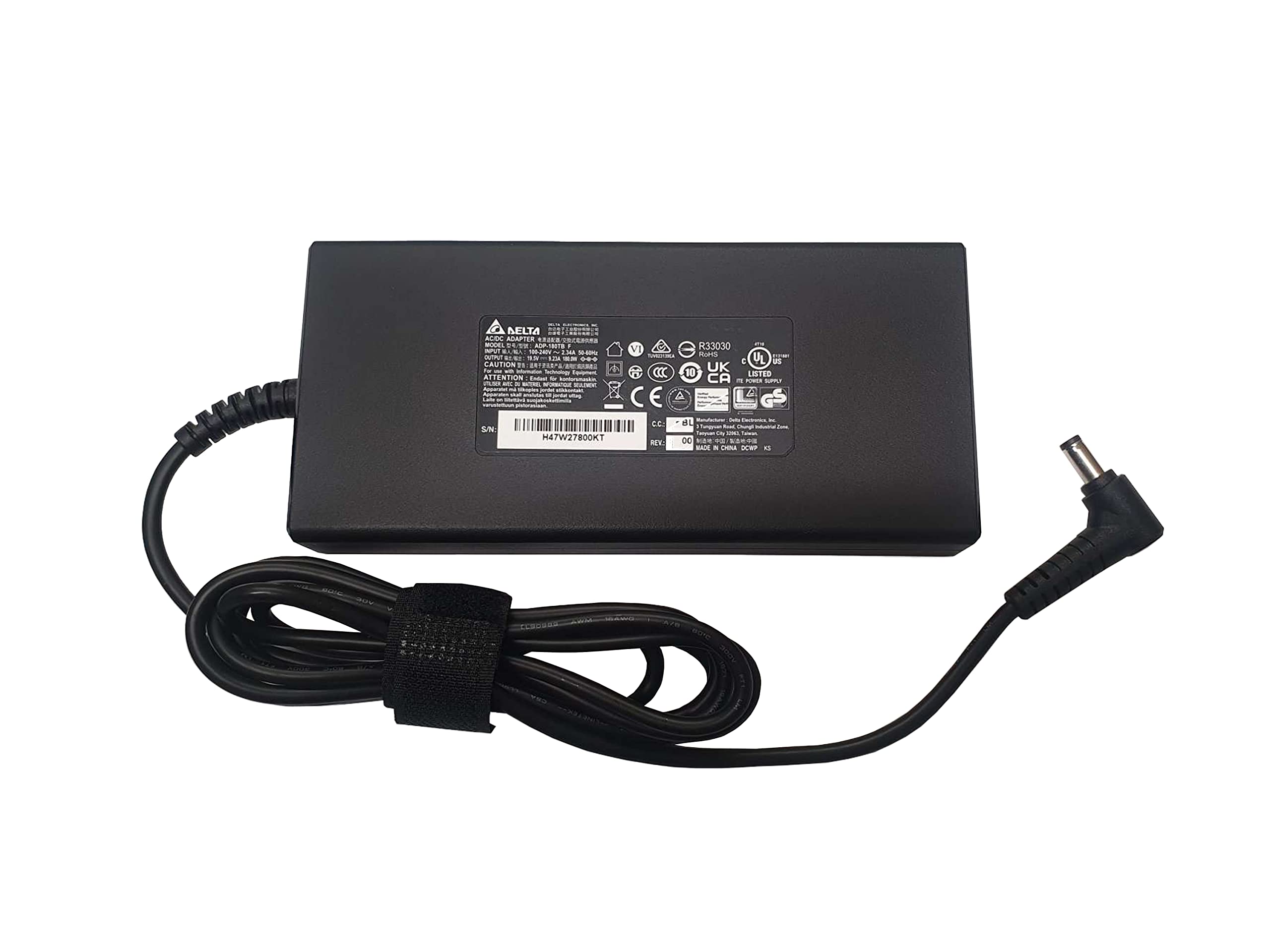 Delta 19.5V 9.23A ADP-180TB FBL Gaming Laptop Adapter Compatible with MSI GV62 GV72 GS75 GS63VR GS65 GS63 GS73 GS70 GS60 GF63 GF75 GL62 GL62M GT70 GT60 GE72 GE60 GE62 GE70 GP60 GP72 GP62 GL72 WS65