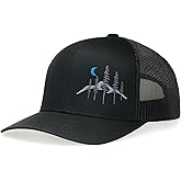 LARIX Trucker Hat, Wild Moon, No Sweat Hat Liner Bundle