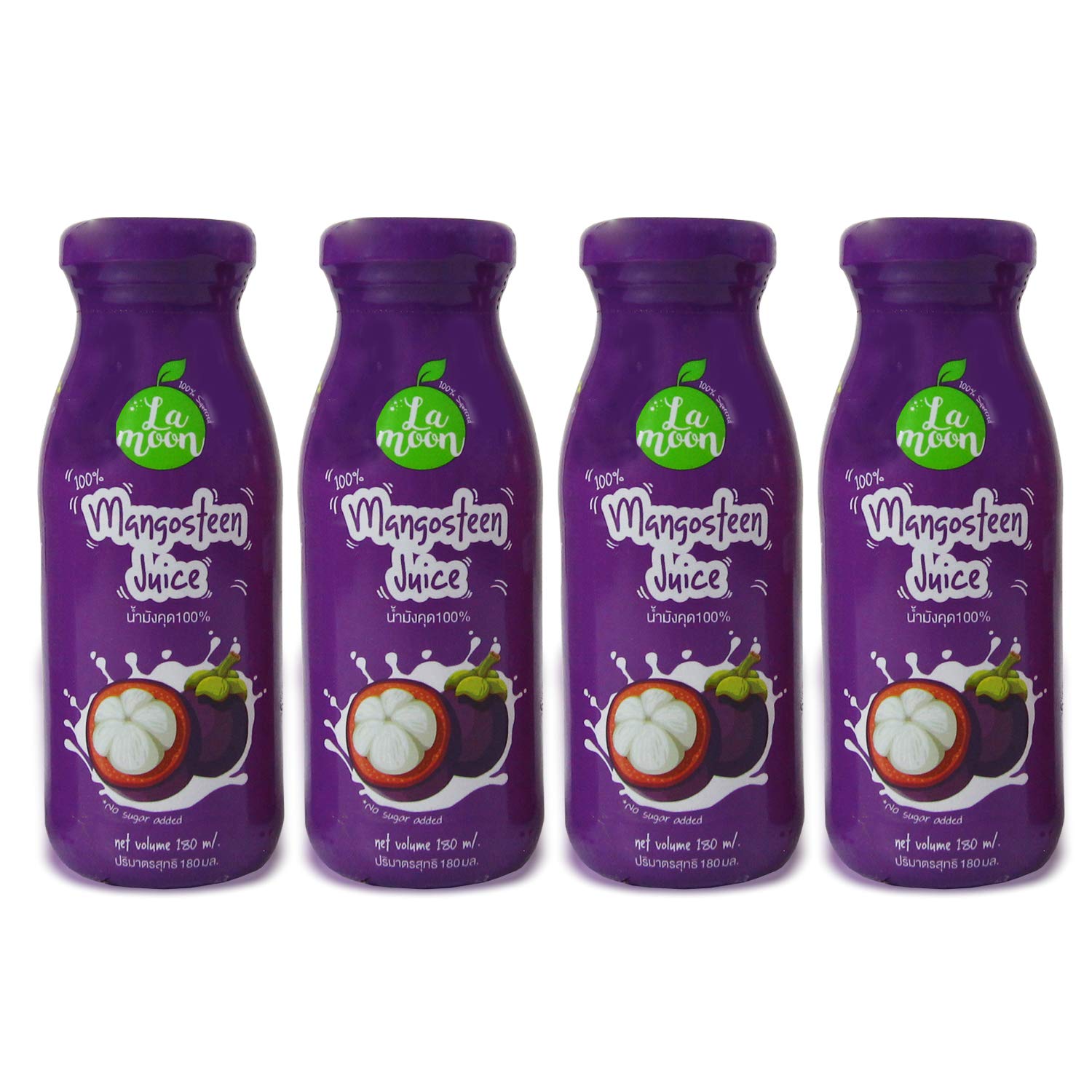 LaMoon 100 Squeezed Mangosteen Juice in Bottle, 180 mL