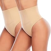 Werena Tummy Control Thong Shapewear for Women Seamless Shaping Thong Panties Body Shaper Underwear