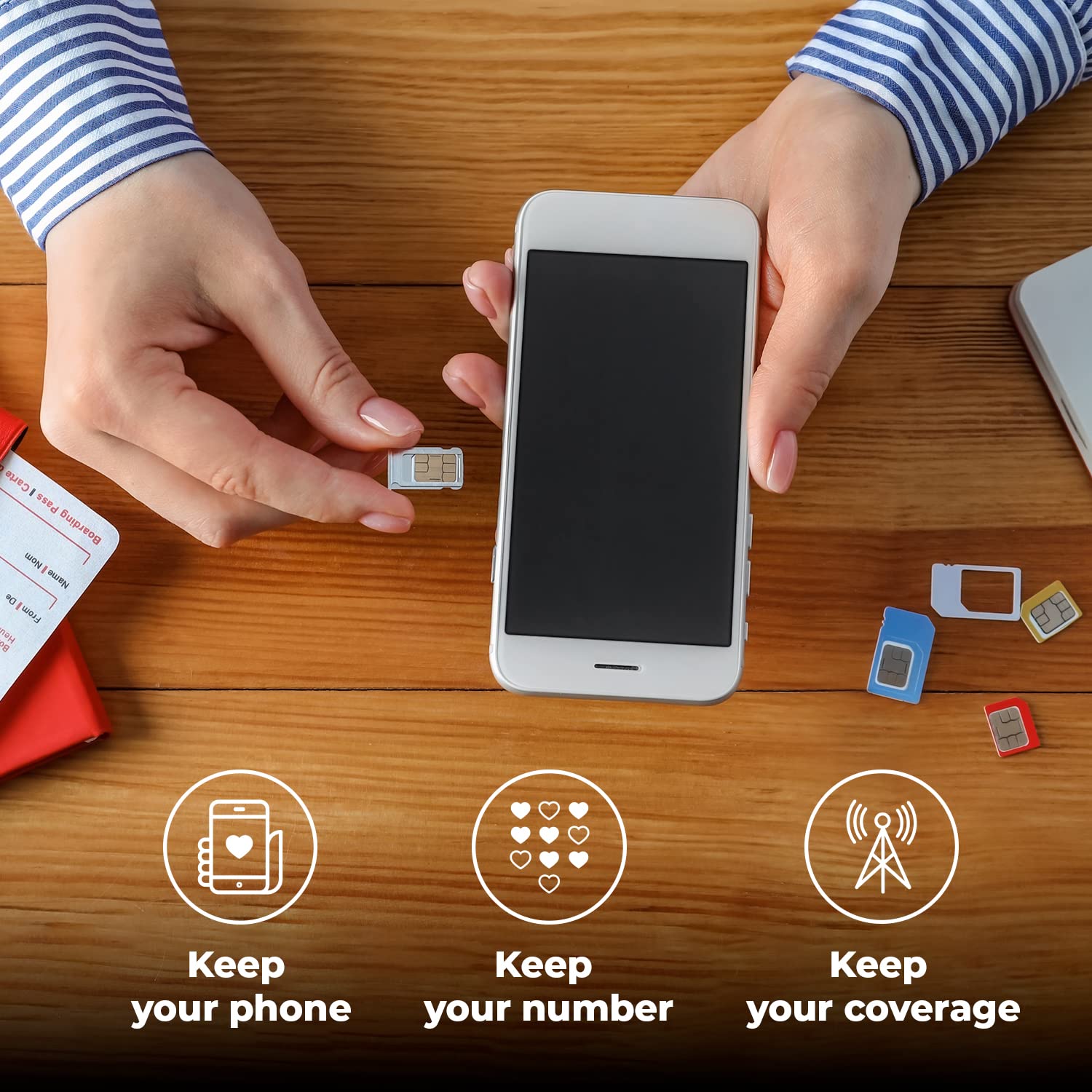 RedPocket Mobile $20/Month Phone Plan, Free SIM Card for T-Mobile-Compatible Phone, Unlimited Data, Talk & Text, 5GB High-Speed 5G & 4G Data