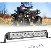 10 Inch Light Bar, Niwaker 50W Single Row LED Light Bar Spot Flood Combo Driving Lights Off Road Reverse Backup Lighting Fog Lamps Bumper Lights Slim LED Light Bar for ATV UTV Truck Pickup SUV Bike