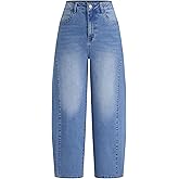 CIDER Women's Barrel Jeans High Waisted Baggy Jeans Y2K Boyfriend Jean Vintage Loose Fit Pants Trendy