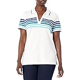 Nautica Women's Stretch Cotton Polo Shirt