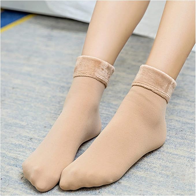 Keep warm Workout Socks Women Plus Velvet Thickening Socks