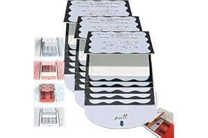 Zchkg Waterfall Gift Card Holder Book, Multi Gift Giftcard Booklet Holder Christmas for Multiple Cards, The Wow Christmas Card Booklet Birthday Book Festive Design & Heartfelt Gifting(B 3PCS)