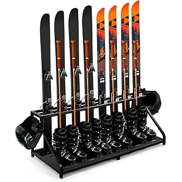 UrbanUtility Ski Rack For Garage - Ski Gifts For Any Skill Level Skiers - View #5