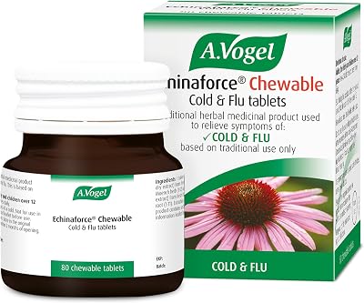 A.Vogel Echinaforce Chewable Tablets 80 for Cold & Flu Echinacea Extracts