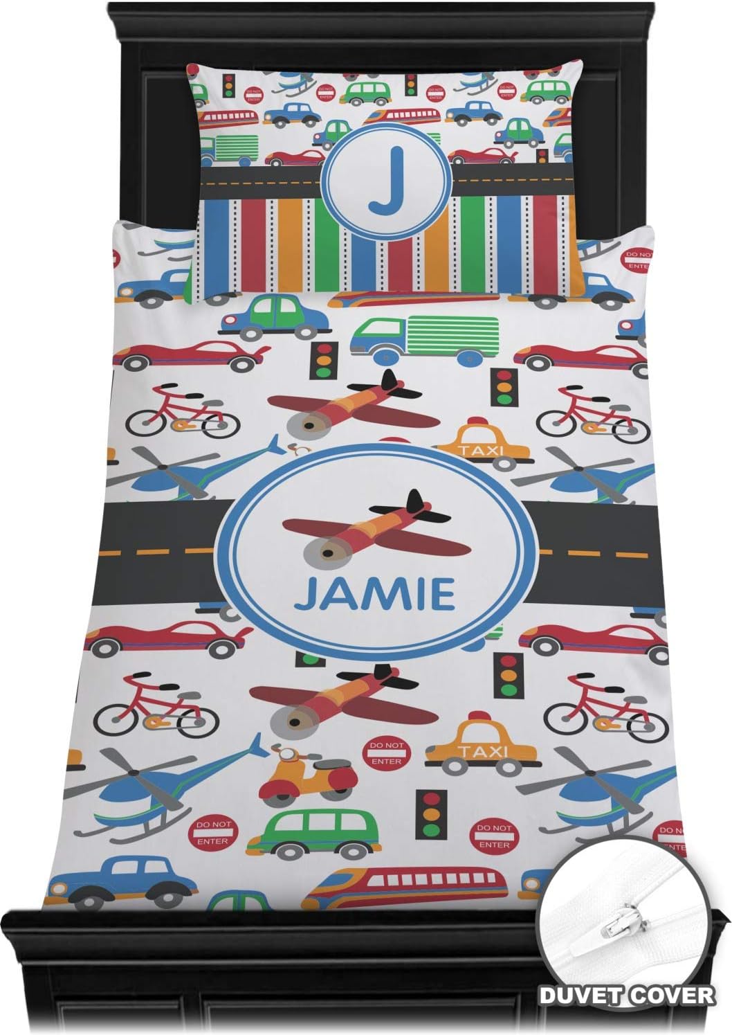 RNK Shops Transportation Duvet Cover Set Twin