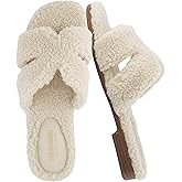 CUSHIONAIRE Women's Visa cozy slide sandal +Memory Foam, Wide Widths Available