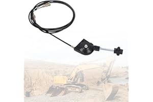 YOSOO HEALTH GEAR Excavator Throttle Cable, Handle Excavator Manual Throttle Control Cable for Excavator Motor Control Heavy Equipment Accessories 3.5 M Engine Parts Motor Control Heavy Equipment Parts Accessories