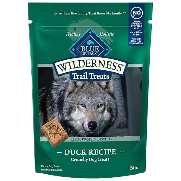 BLUE BUFFALO WILDERNESS TRAIL TREATS HIGH PROTEIN GRAIN...