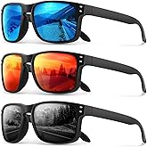 gesruny Polarized Sunglasses for Men and Women - Classic Sport Sun Glasses Shades for Driving Running Cycling Fishing