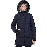 Nautica Women's Heavyweight Puffer Jacket With Faux Fur Lined Hood