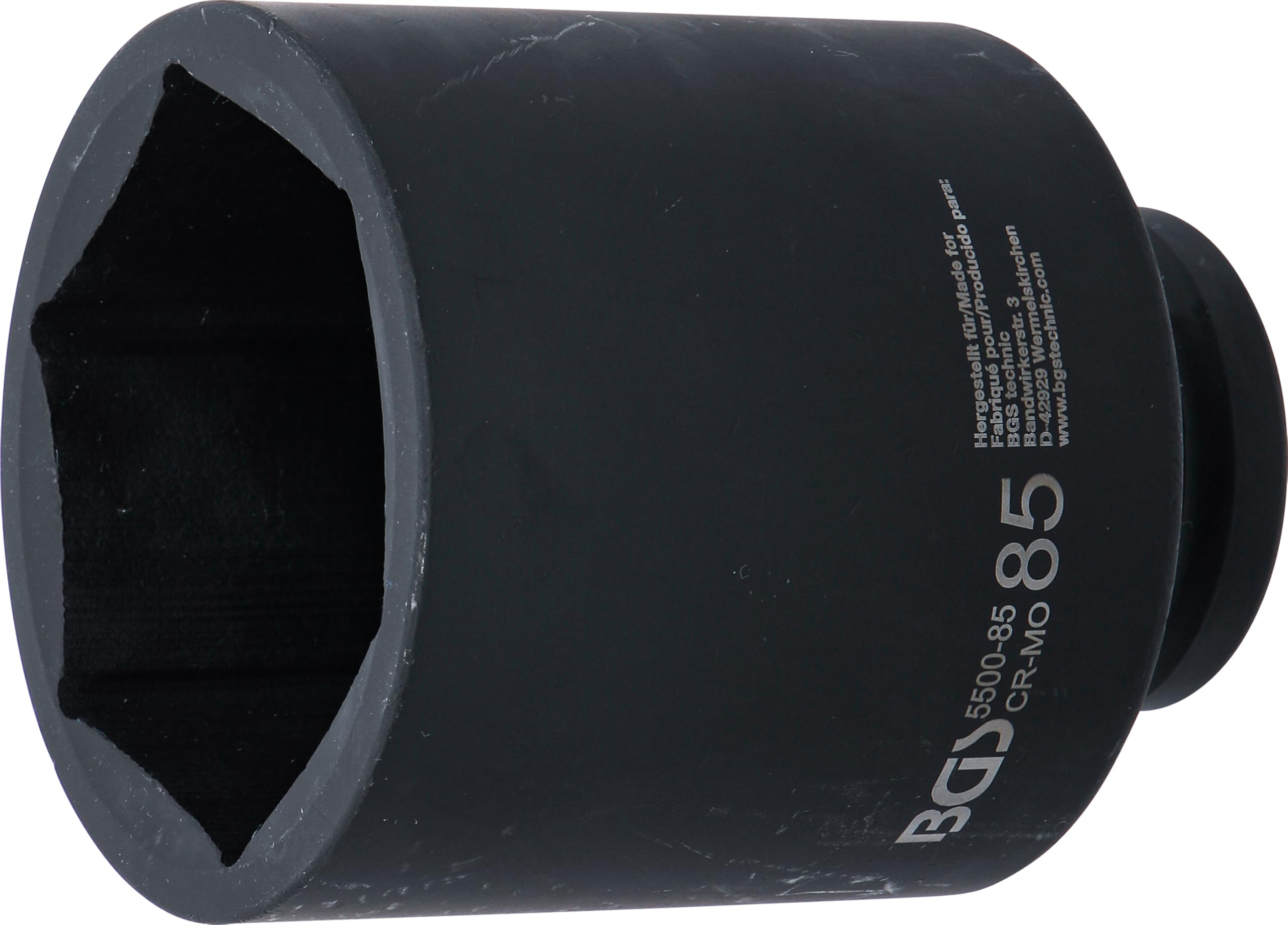 BGS 5500-85 | Impact Socket Hexagon, deep | 25 mm (1") Drive | 85 mm