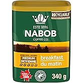 Nabob Medium Roast Breakfast Blend Ground Coffee, 340g Canister
