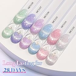 Double Rhythm Cat Eye Gel Nail Polish Set of 6 Same