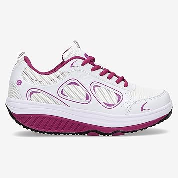 ILICO Zapatillas Fitness Blancas Balancín (Talla: 40): Amazon.es ...