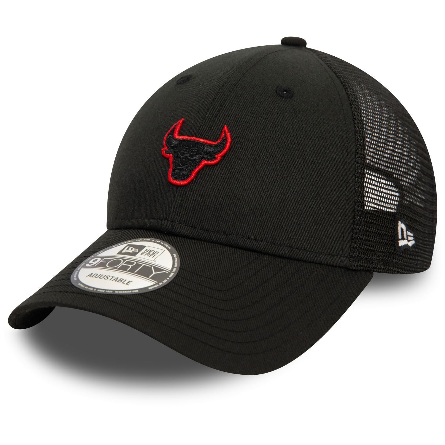 New Era Adult's 9FortyTrucker NBA Chicago Bulls Baseball Cap Hat Black