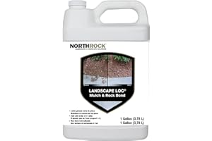 Landscape Loc Mulch & Rock Bond - Binder for Mulch, Rock, Bark, & Pea Gravel, Safe for Plants & Pets, Ready to Use, Adhesive 