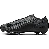Nike Mercurial Vapor 16 Elite FG Low-Top Soccer Cleats (FQ1457-002, Black/Deep Jungle/Black) Size 8.5