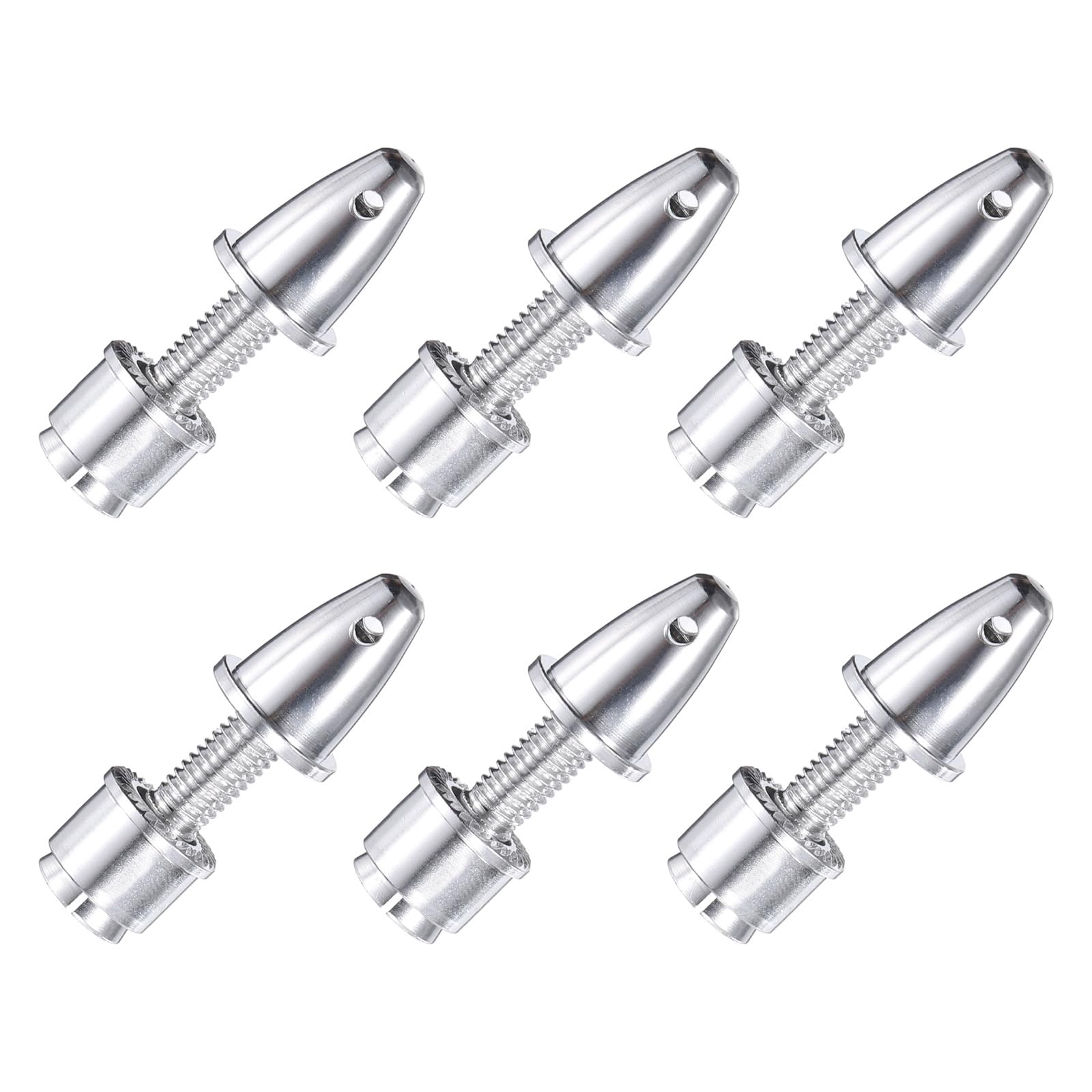 Photo 1 of MECCANIXITY RC Plane Airplane Spinners Propeller Adapter, 3mm Aperture and 5mm Output Axle Propeller Adapter Saver for Shaft Brushless Motor Speed Controllers, Pack of 6