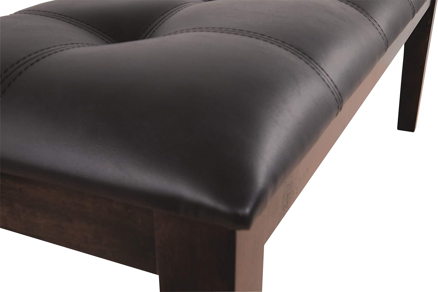 Signature Design by Ashley Haddigan Dining Room Bench, Dark Brown - Table Benches