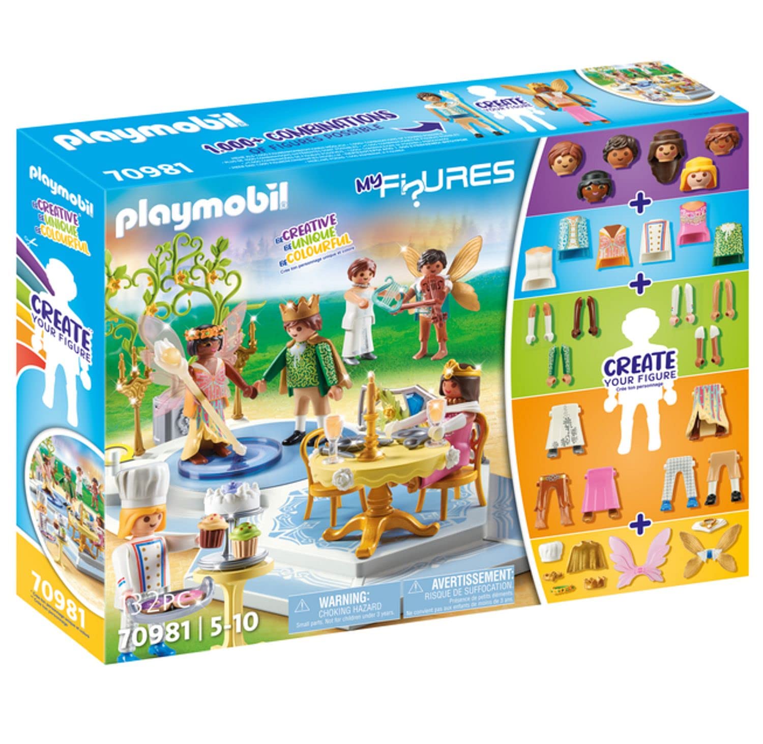 Playmobil 70981 My Figures: The Magic Dance, Collectable mix and match Figures, Fun Imaginative Role Play, PlaySets Suitable for Children Ages 4+
