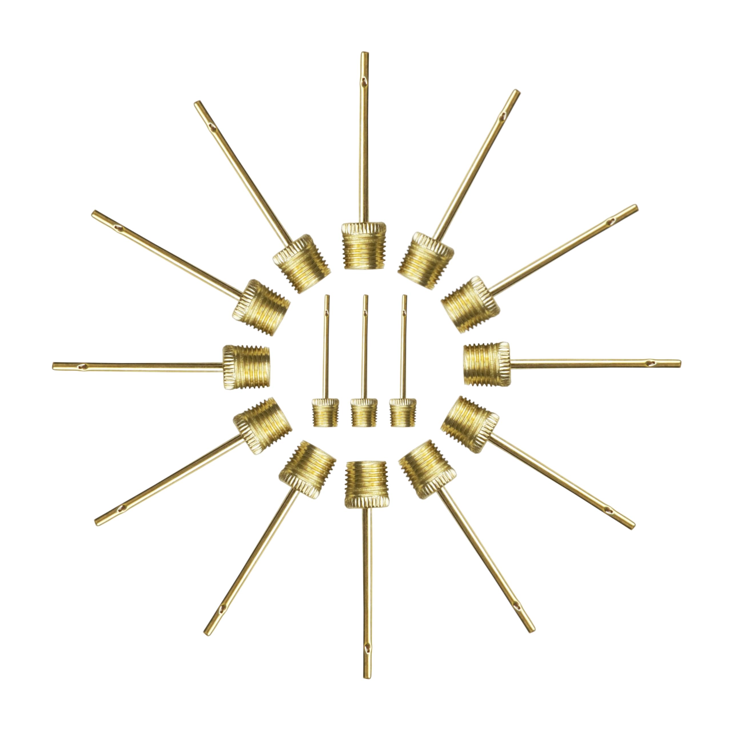 OnAir® 15pcs Professional Ball Needles for Inflating Balls, Air Pump Needles for Inflating Footballs, Basketballs, Volleyball & All Balls