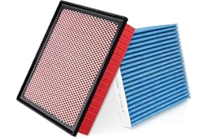 Forccord 1 Pack Cabin Air Filter and 1 Pack Engine Air Filter Fits for 2014-2021 Sequoia, 2014-2021 Tundra Replacement CA11895 CF10285