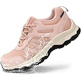 ANJOUFEMME Women's Waterproof Hiking Shoes Non Slip Sneakers Lightweight Tennis Shoes for Work Walking Running Trekking Trail Shoes