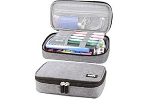 Chelory Big Capacity Pencil Case Large Pencil Bag Pouch Pen Case Pencil Marker Holder Stationery Storage Makeup Bag for Office Supplies Adults