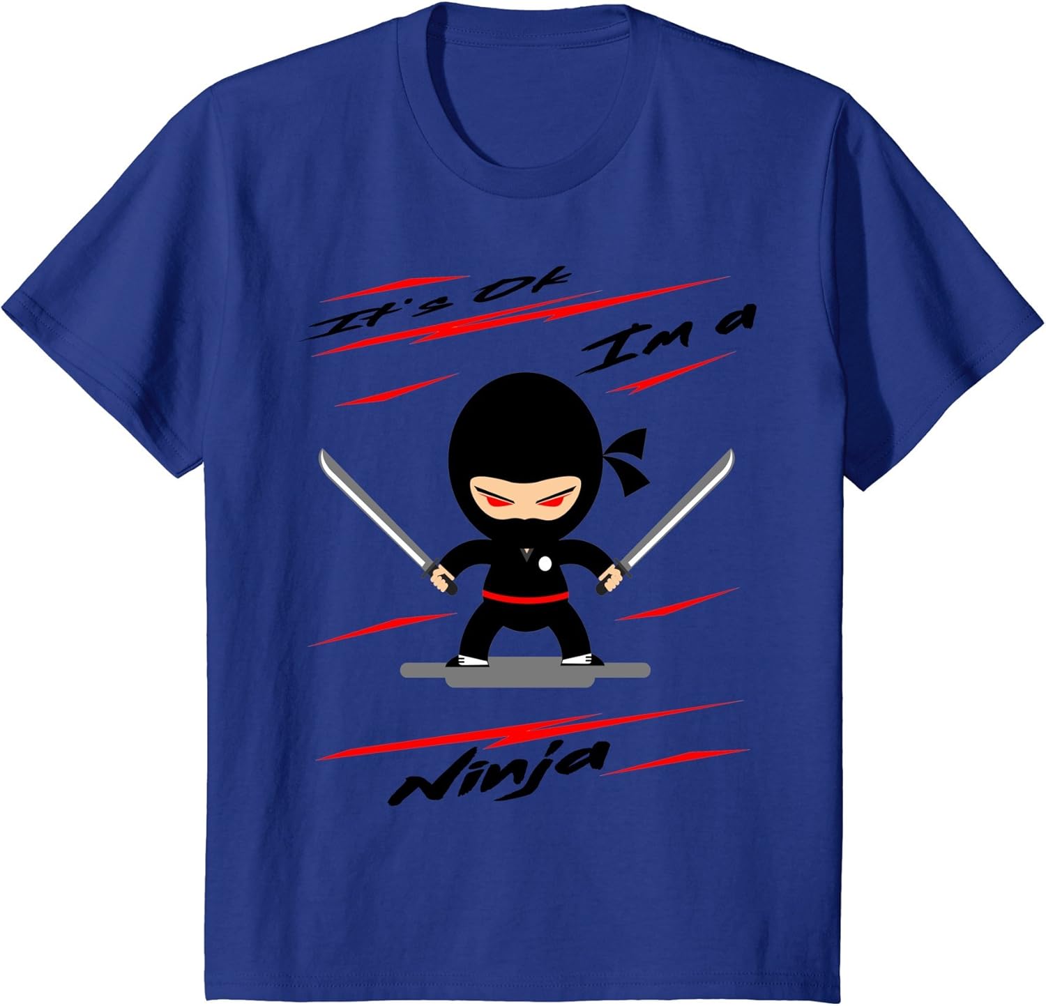 It's Ok, I'm a Ninja TShirt Cool Anime Style Ninja Shirt