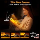 Gritin 19 LED Book Light Reading Lamp with Memory 3 Color Temp Stepless Dimming view 7