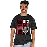 Blue 84 NBA Unisex-Adult NBA Officially Licensed Tri-Blend T-Shirt Vintage Arch Alternate Color