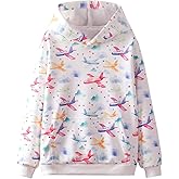 WELAKEN Girls and Toddlers' Pullover Printed Hoodie Sweatshirt with Kangaroo Pocket