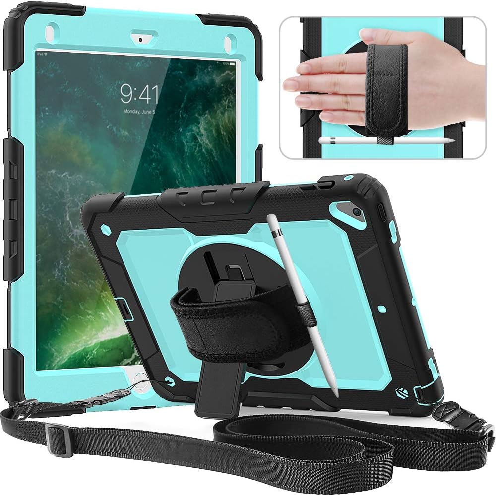 Timecity case For iPad 6th/5th Generation(2018/2017), iPad Pro 9.7 inch(2016), iPad Air 2 Case(2014)