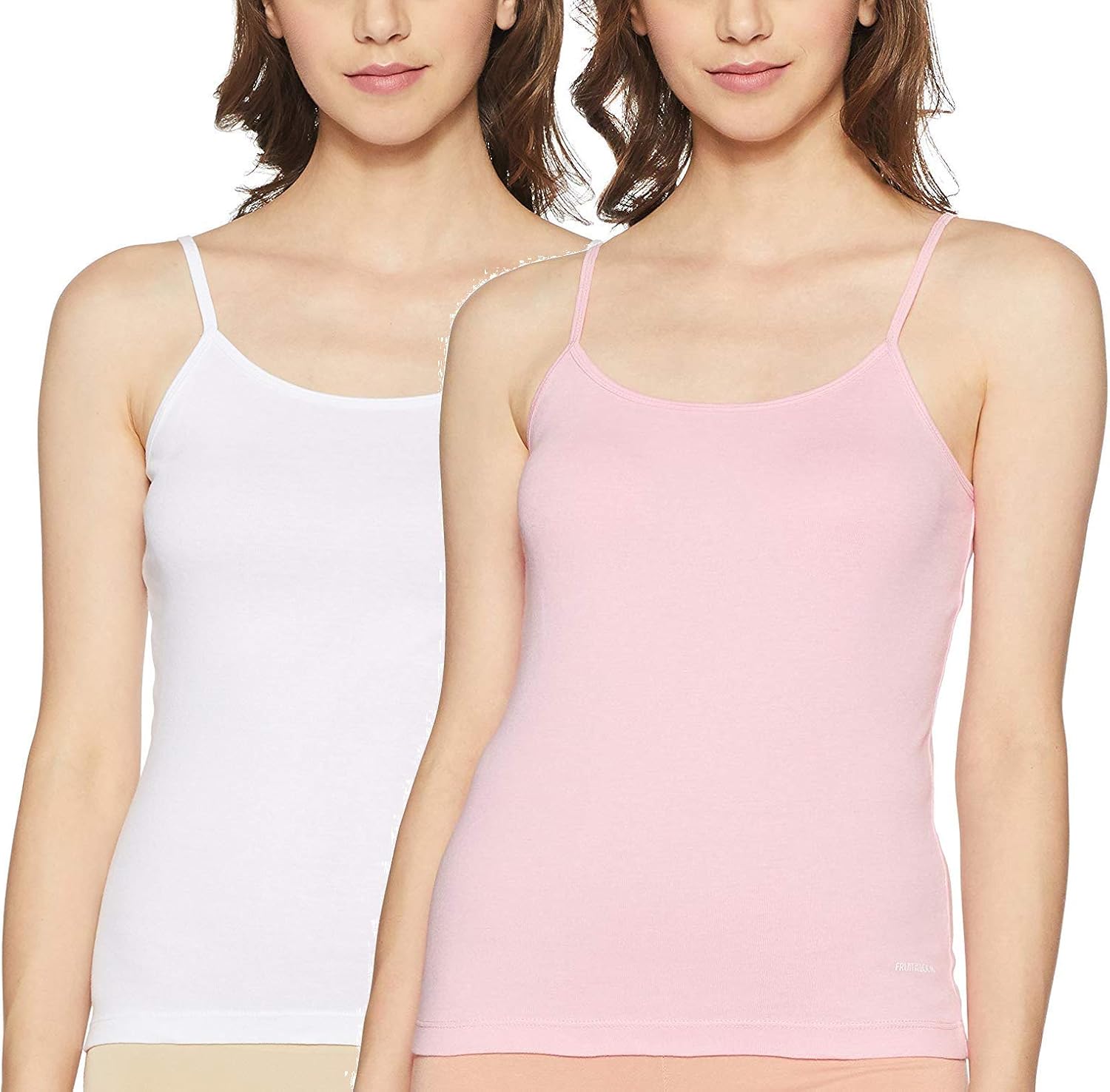 Buy Fruit of the Loom Women's Plain Cotton Camisole (FCAS01_White