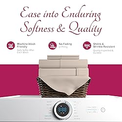 Carressa Linen 100% Egyptian Cotton Sheets Queen