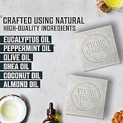 Viking Revolution Peppermint Natural Soap for Men