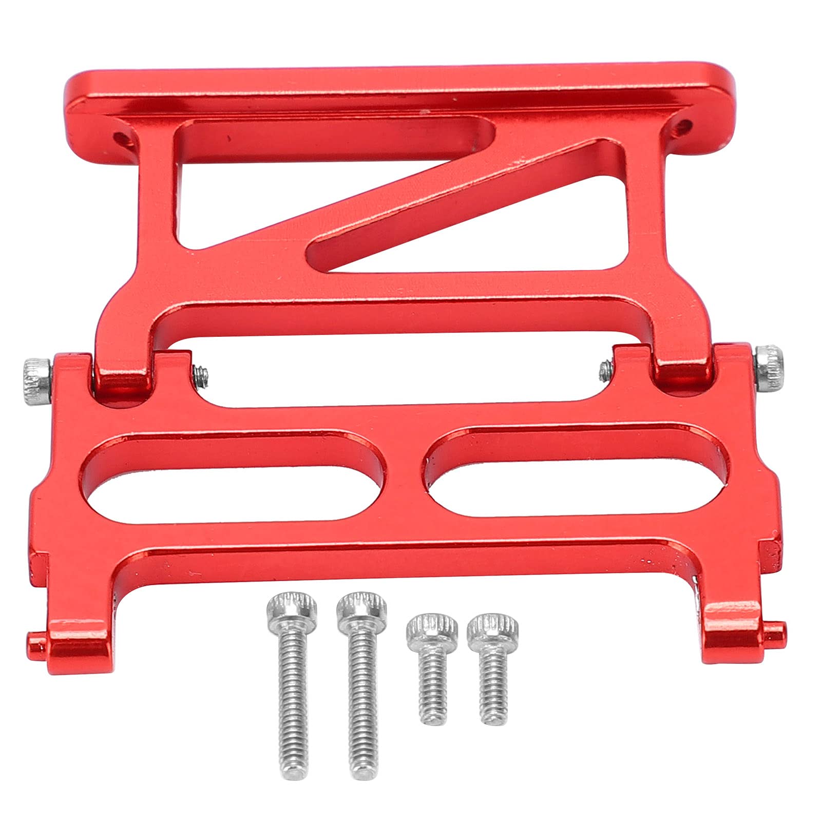 Culnflun RC Aluminium Rear Car Shell Column Pillar for Axial SCX24 C10 1/24 RC Car Upgrade Parts (Red)